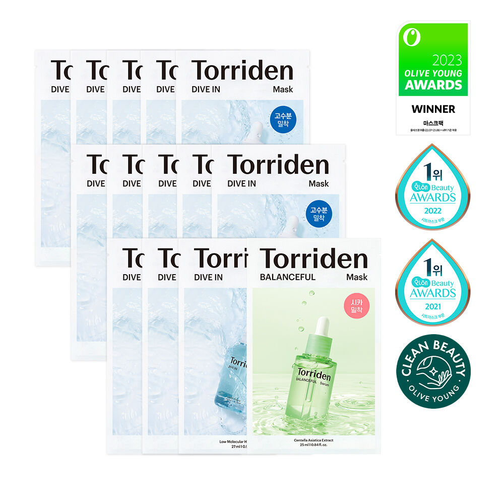 Torriden Dive-in low molecular weight hyaluronic acid mask 27 ml
低分子透明質酸面膜💦