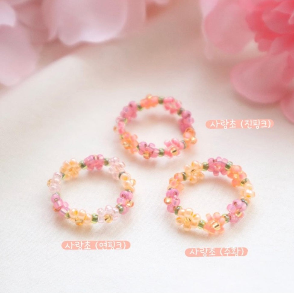 FROM LOVE 🌸Flower series🌸Spring beads flower ring