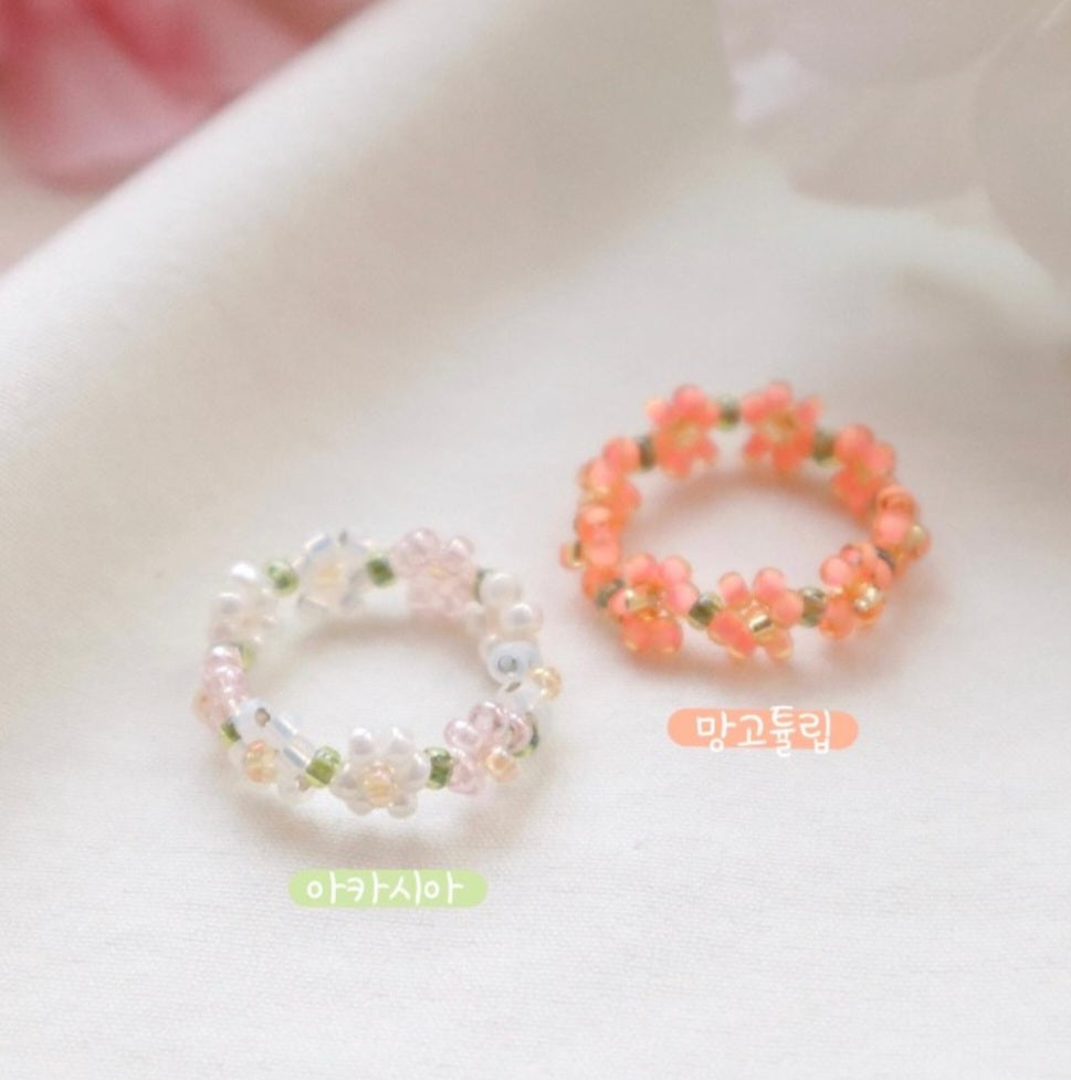 FROM LOVE 🌸Flower series🌸Spring beads flower ring