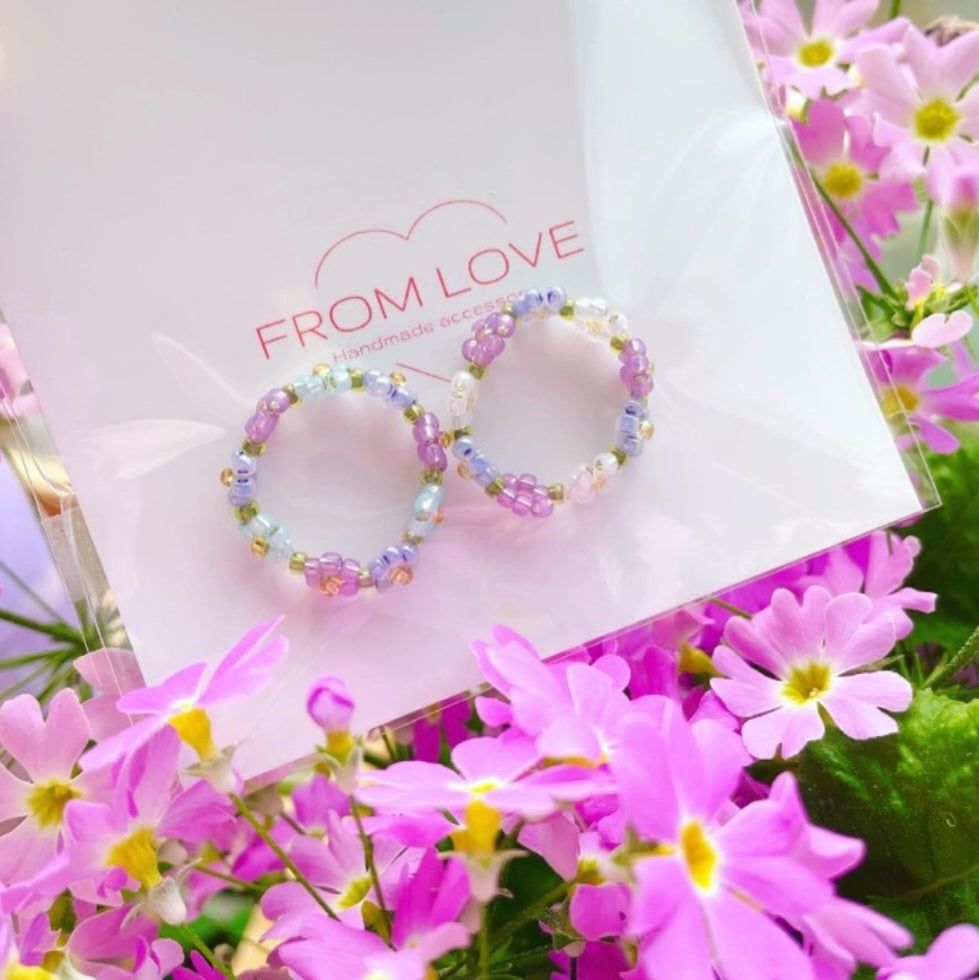 FROM LOVE 🌸Flower series🌸Spring beads flower ring