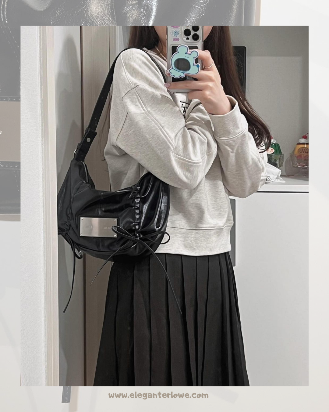 超紅韓國設計師品牌❤️‍🔥Matin Kim✨️HALF SHIRRING RIBBON ROUND BAG